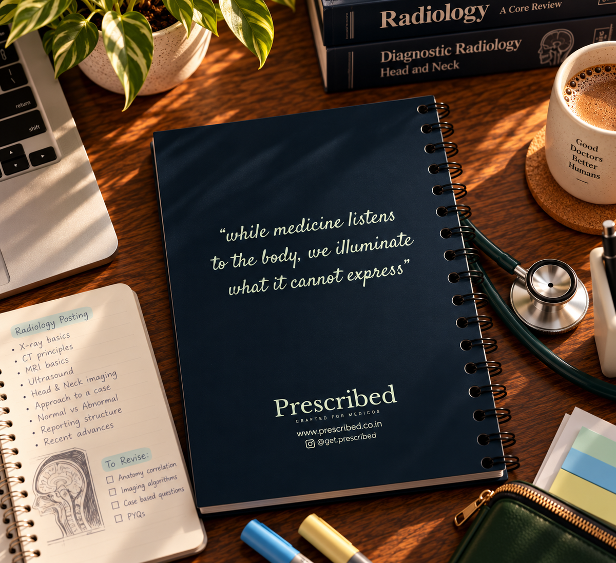 Radiology Notebook – Subject-Themed A4 | Prescribed