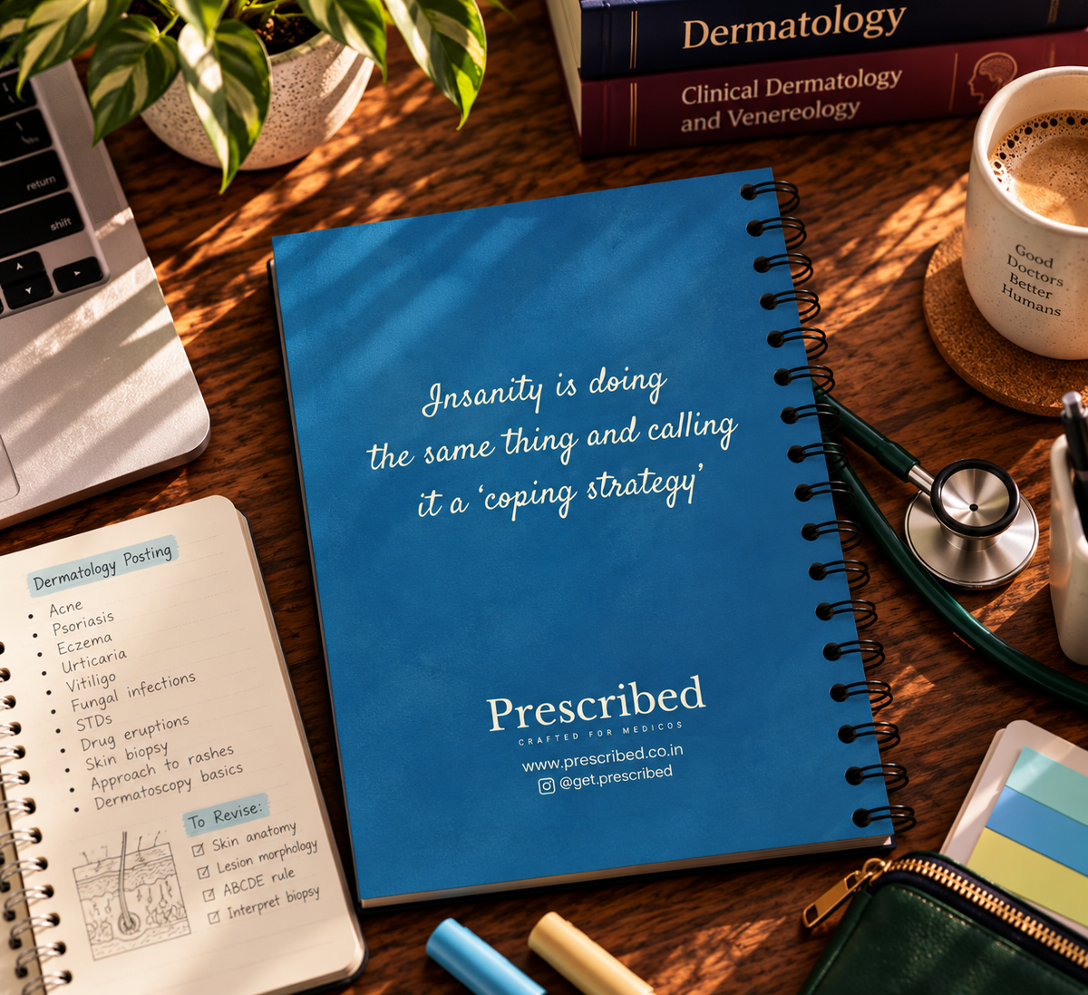 Psychiatry Notebook – Subject-Themed A4 | Prescribed