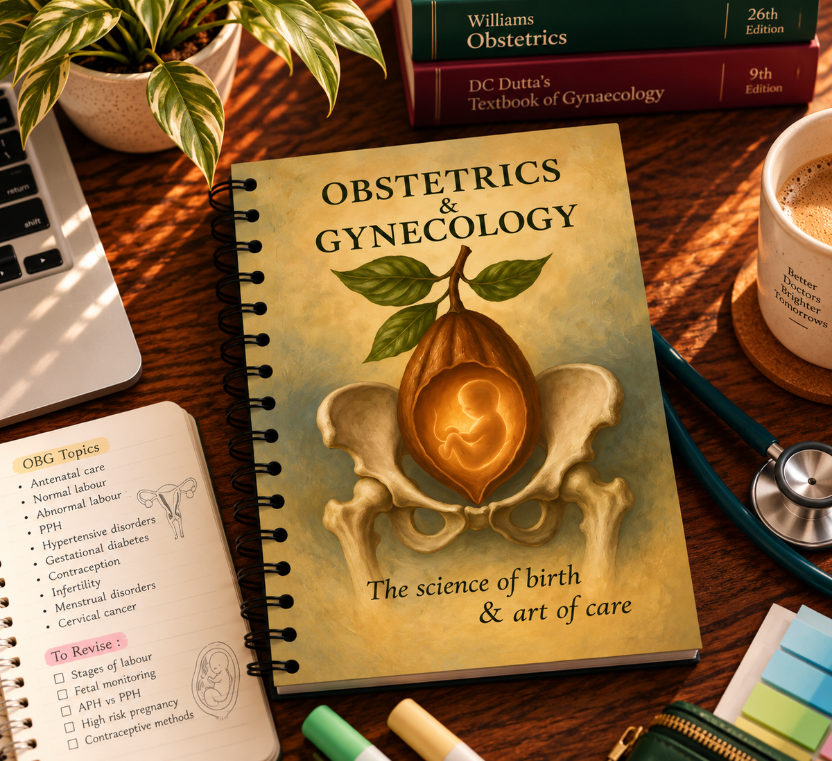 OBG Notebook – Subject-Themed A4 | Prescribed