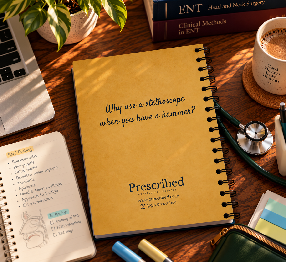 Orthopedics Notebook – Subject-Themed A4 | Prescribed