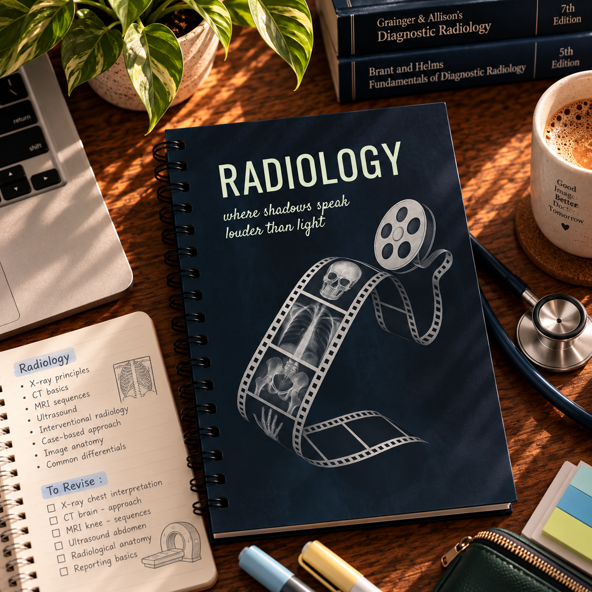Radiology Notebook – Subject-Themed A4 | Prescribed