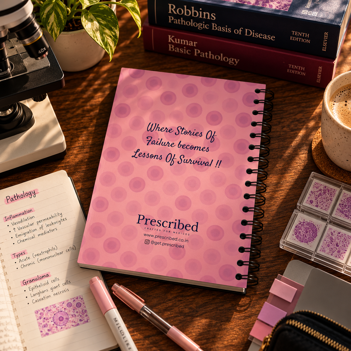 Pathology Notebook – Subject-Themed A4 | Prescribed