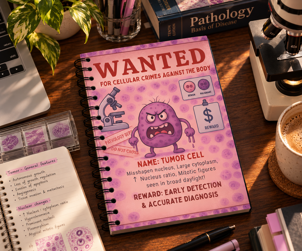 Pathology Notebook – Subject-Themed A4 | Prescribed