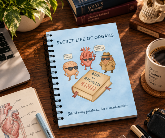 Physiology Notebook – Subject-Themed A4 | Prescribed